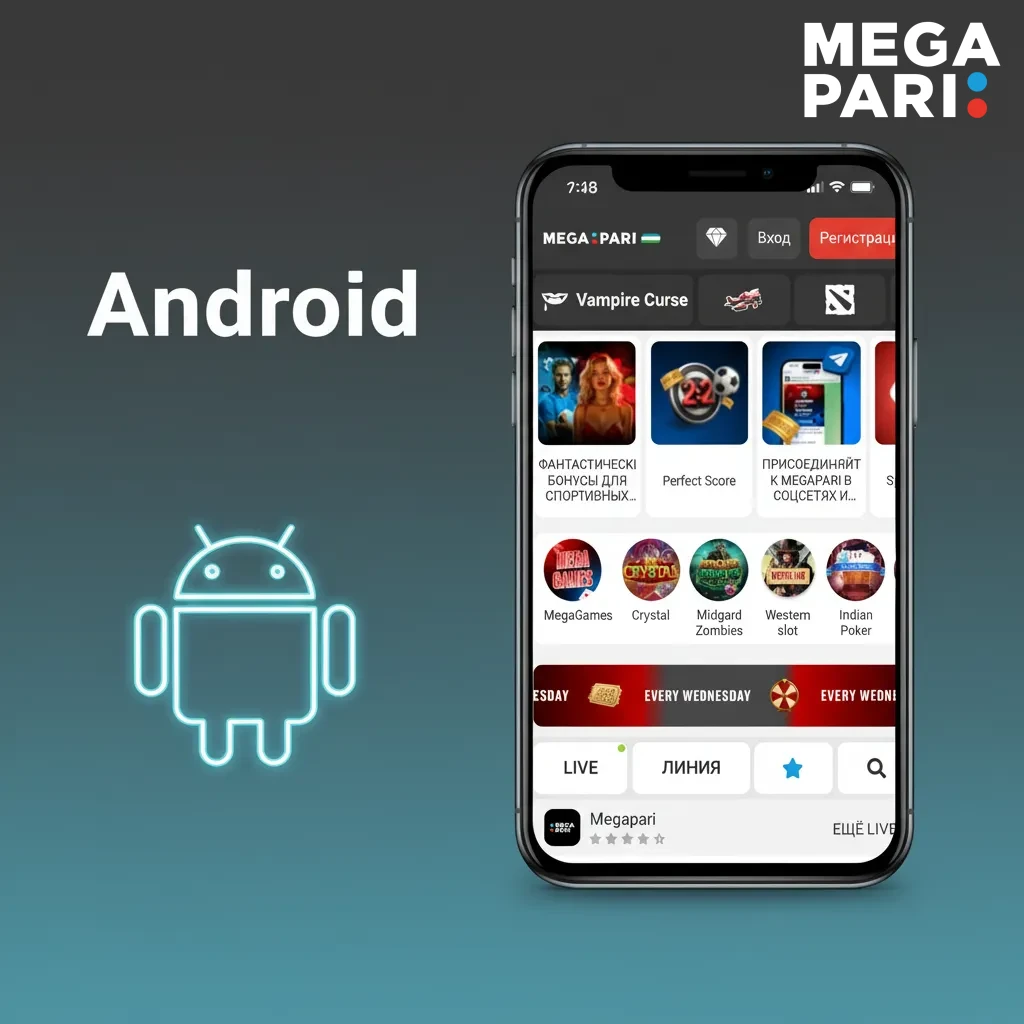 Android 7.0+ va 50–100 MB talab. APK o‘rnatish: rasmiy havola, yuklab olish, noma’lum manbalarga ruxsat, o‘rnatish, kirish.