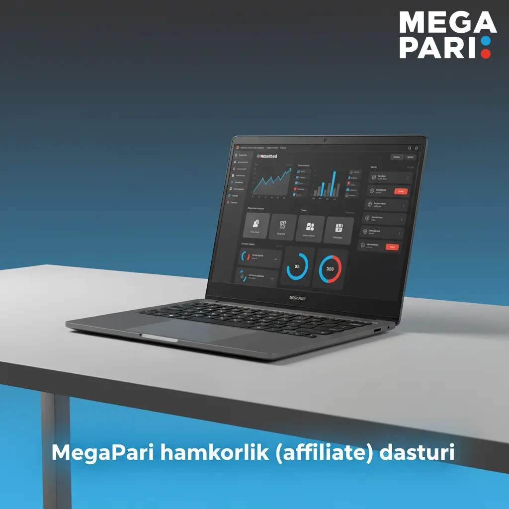MegaPari hamkorlik dasturi: komissiya, moslashuvchan to‘lovlar, marketing materiallari va statistika paneli orqali daromad