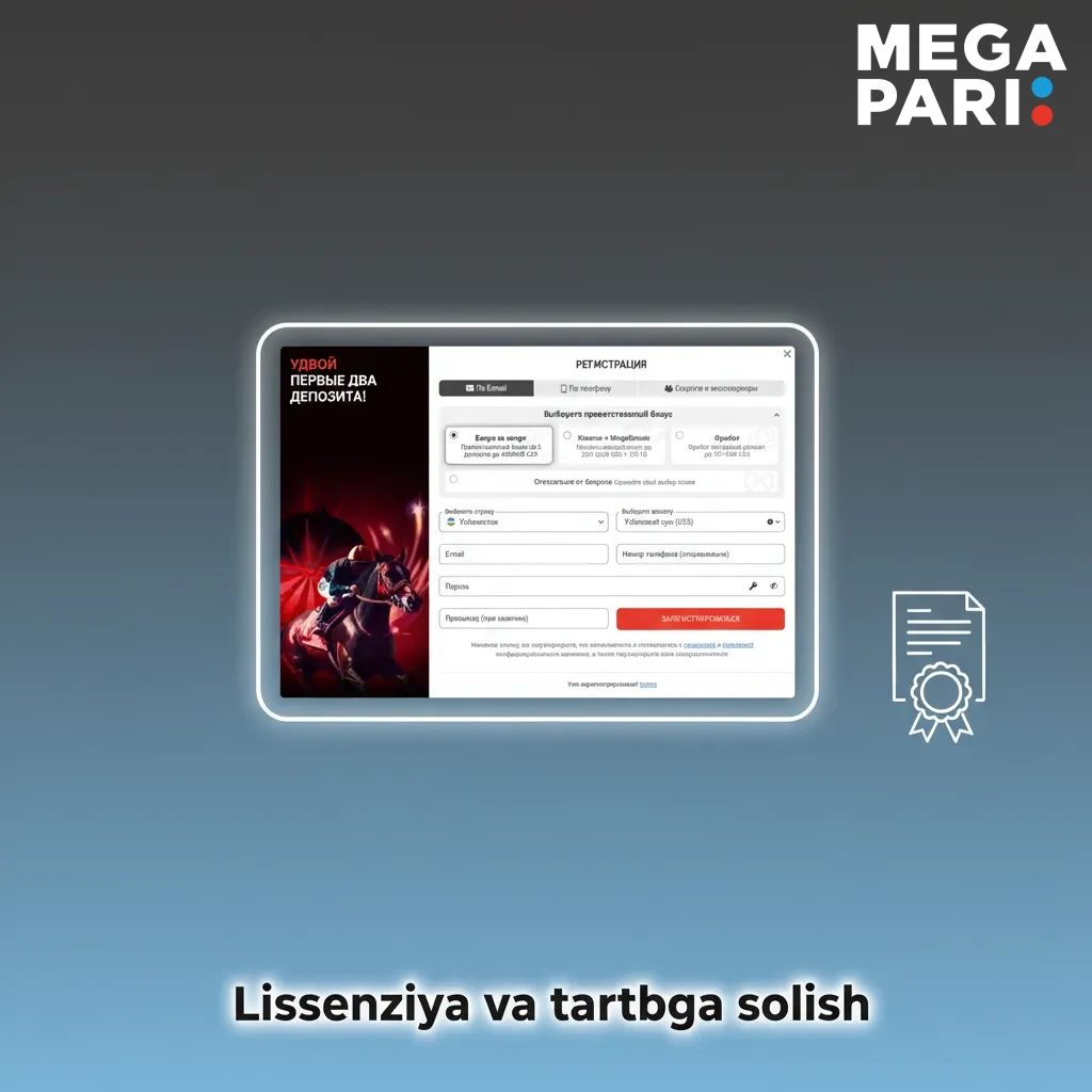 Curacao eGaming litsenziyasi; tafsilotlar rasmiy saytda. O‘zbekistonda xalqaro normalar va javobgar o‘yin asosida xizmat