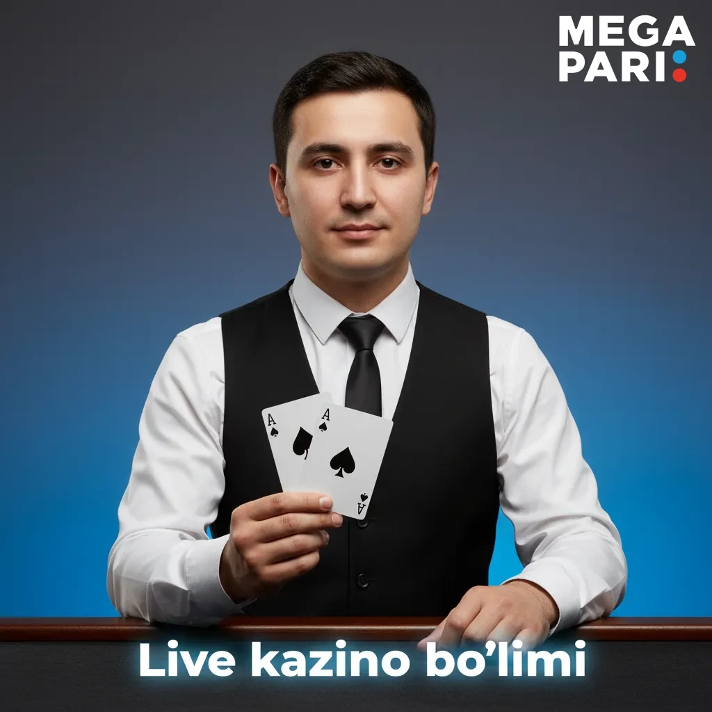 Live kazino: studiyadagi dilerlar bilan real vaqt o‘yinlari — Roulette, Blackjack, Speed Baccarat, Andar Bahar, Teen Patti