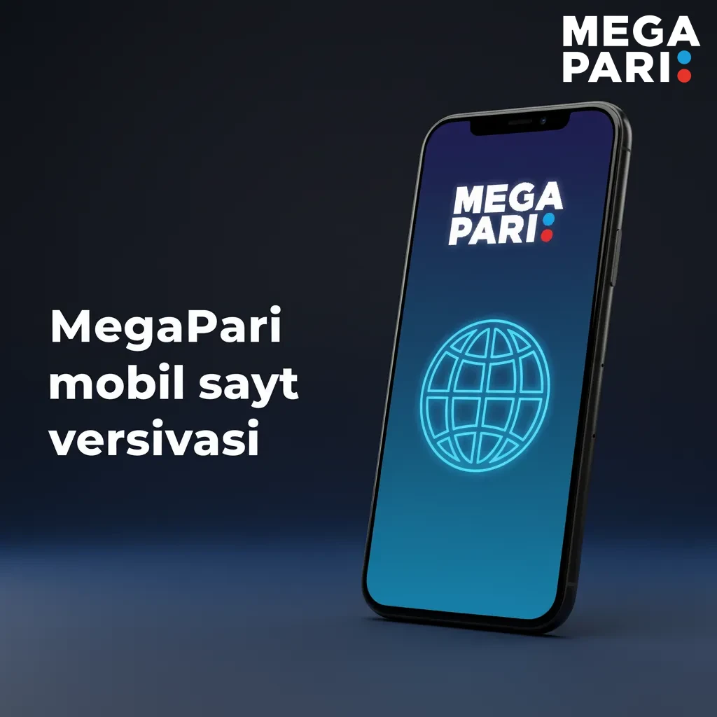 MegaPari mobil saytining smartfon va planshet ko‘rinishi: garovlar, kazino, hisob boshqaruvi va to‘lovlar