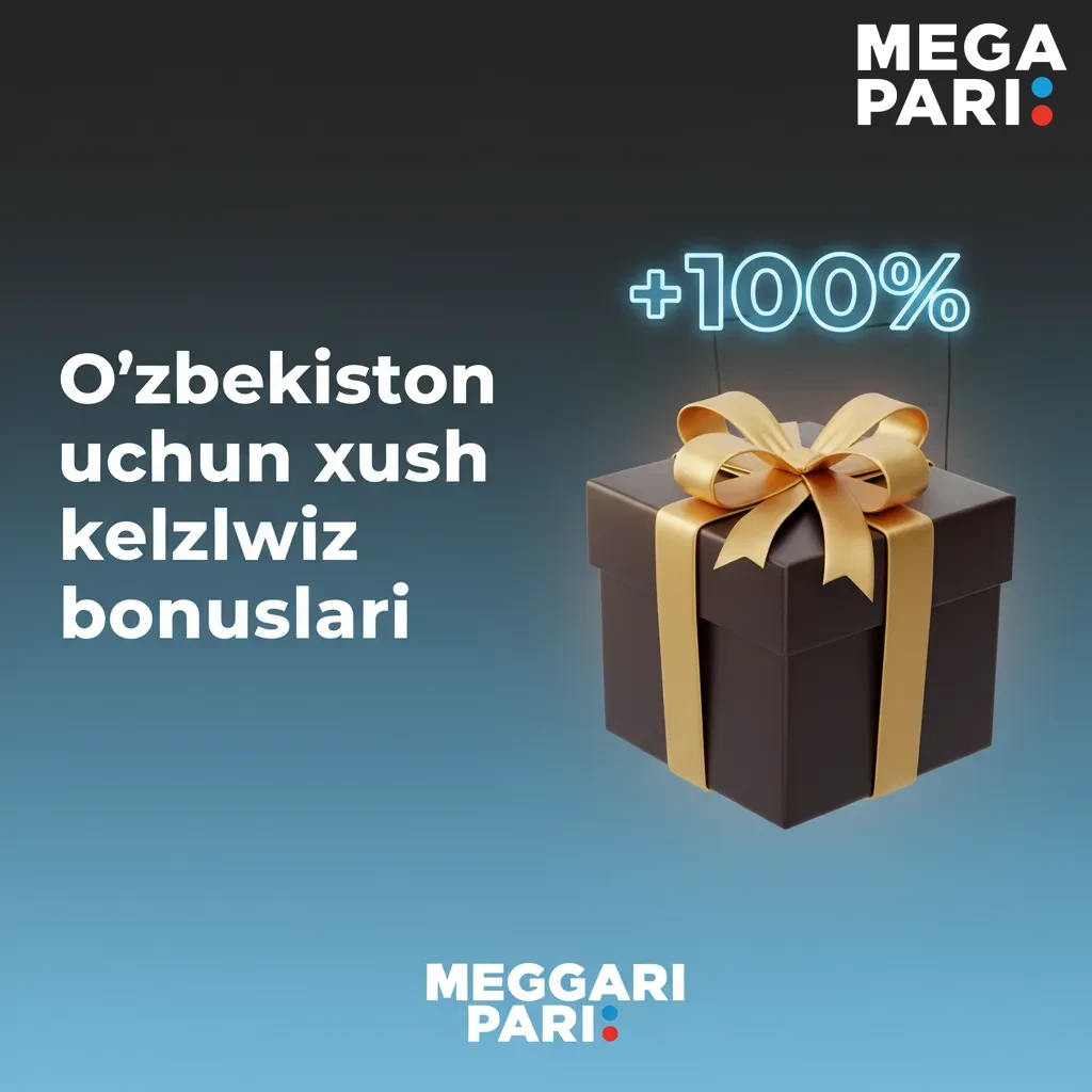 O‘zbekiston uchun xush kelibsiz bonuslari: Sport 4500000 so‘m (2 dep),Kazino+MegaGames 2031600+150 FS, Bepul garov 1211600