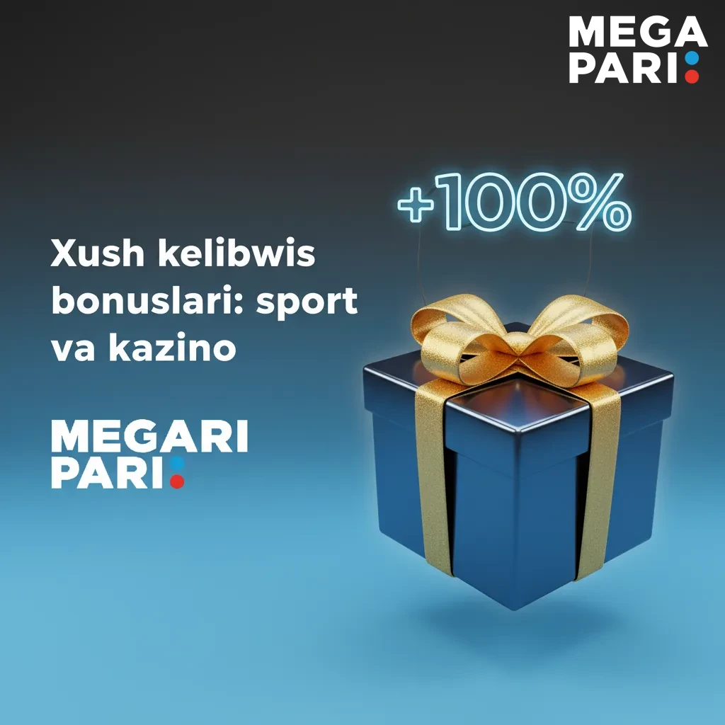 MegaPari sport va kazino xush kelibsiz bonuslari: 4,5M so‘m, 2,03M+150 FS, 1,21M bepul garov. Profil—Bonuslar.